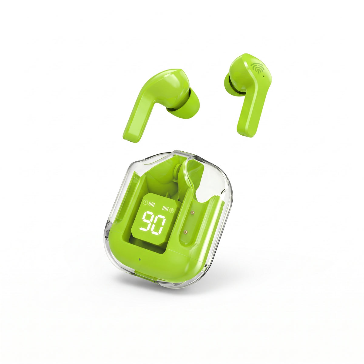 Audifonos inalambricos con estuche de pantalla digital