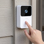 Timbre Inteligente Bluetooth siendo presionado
