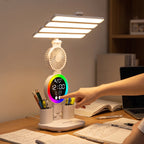 Lámpara Ventilador Cozy control táctil