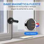 Antena de TV con base magnética fuerte