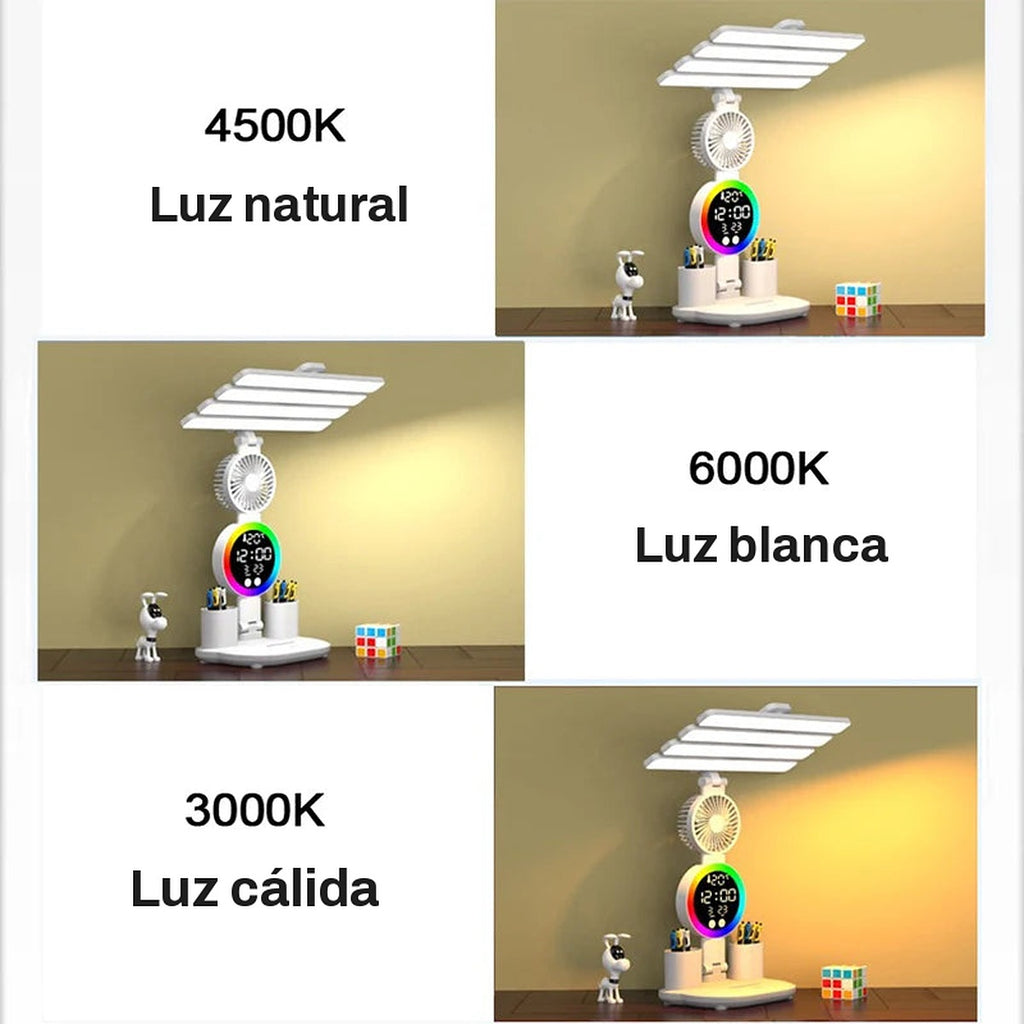 Lámpara Ventilador con Base de Carga Cozy – foto 2