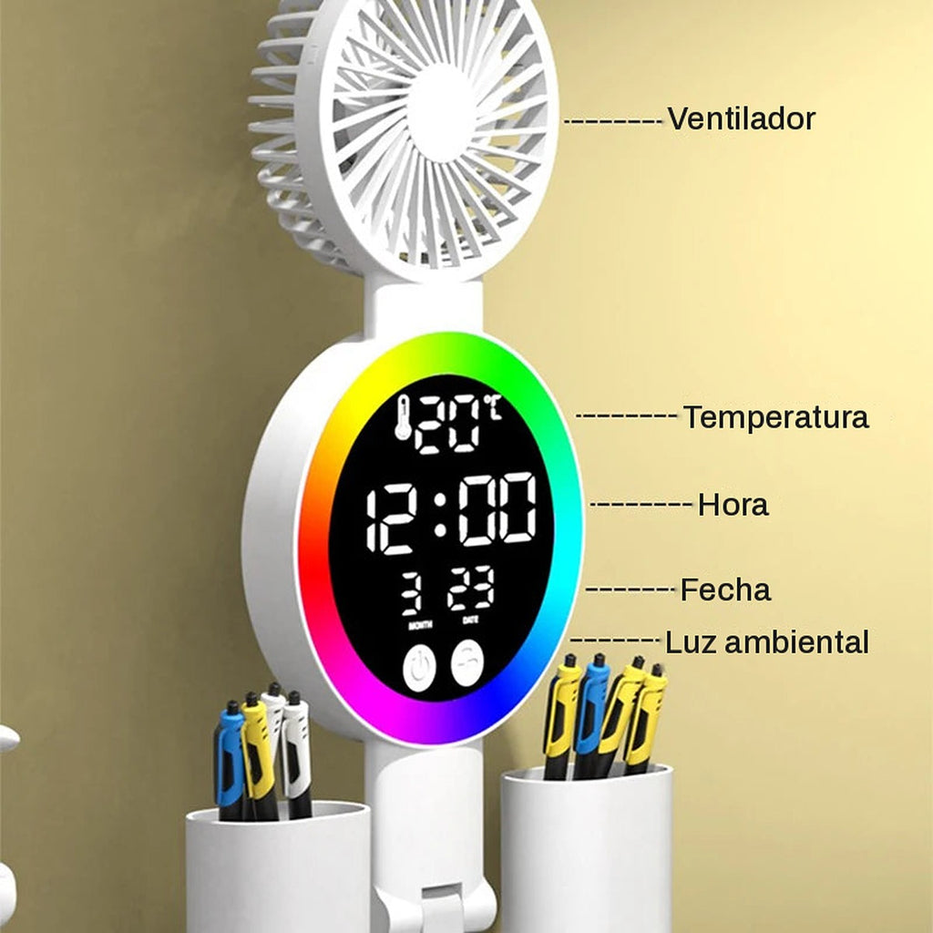 Lámpara Ventilador con Base de Carga Cozy – foto 3