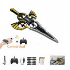 Drone espada con control dual y accesorios