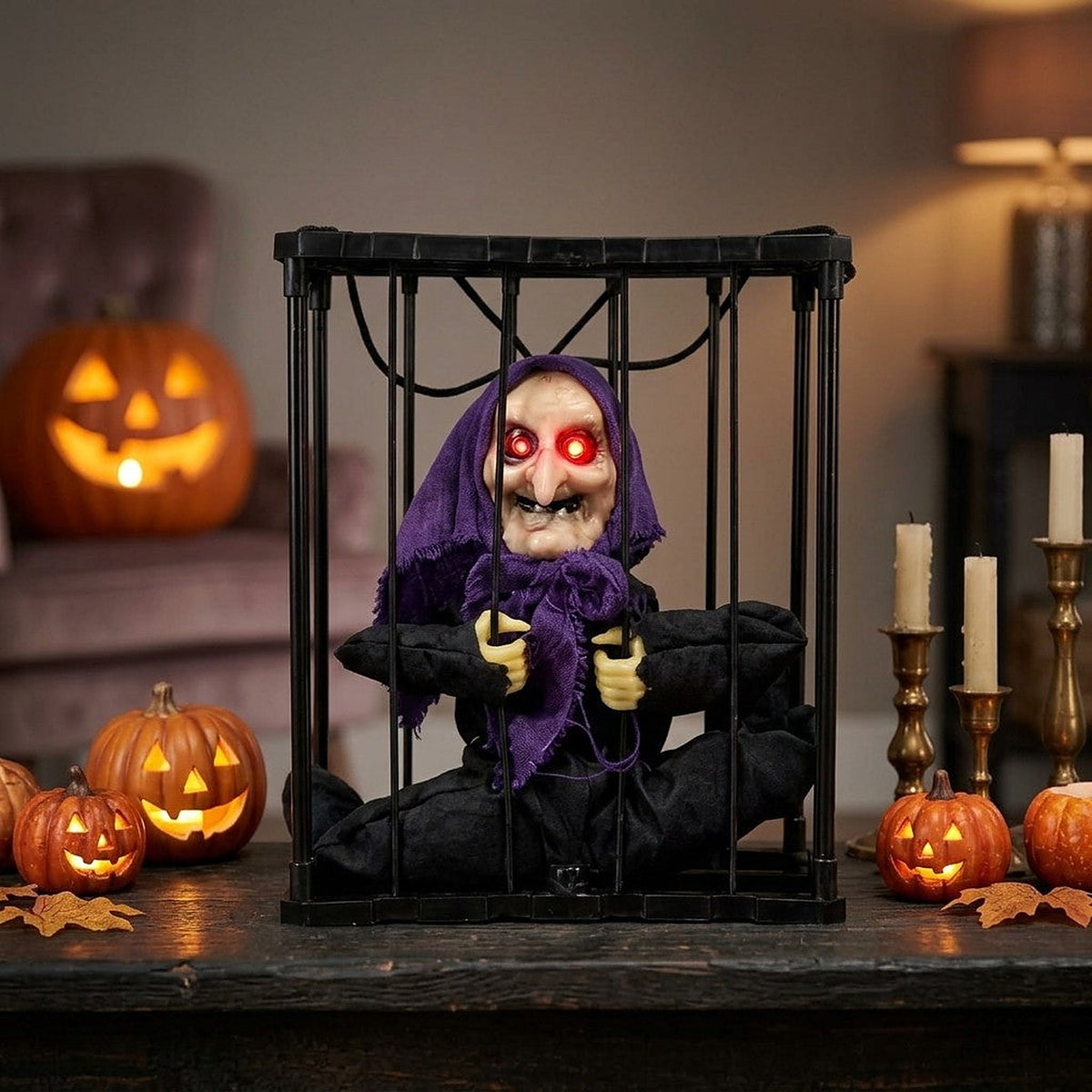Practiko - Enjaulados De Halloween Con Luz Y Movimiento