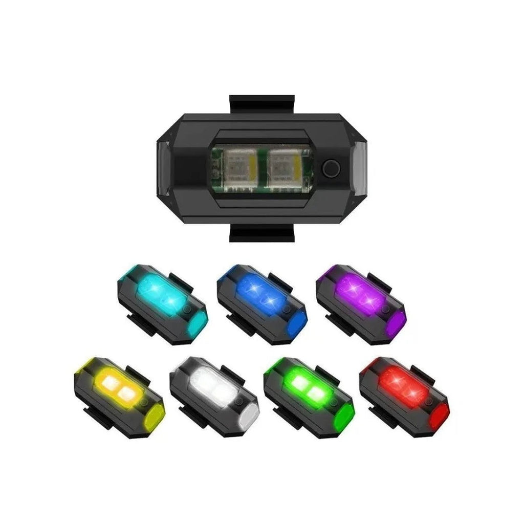 Luz para ciclistas en 7 colores