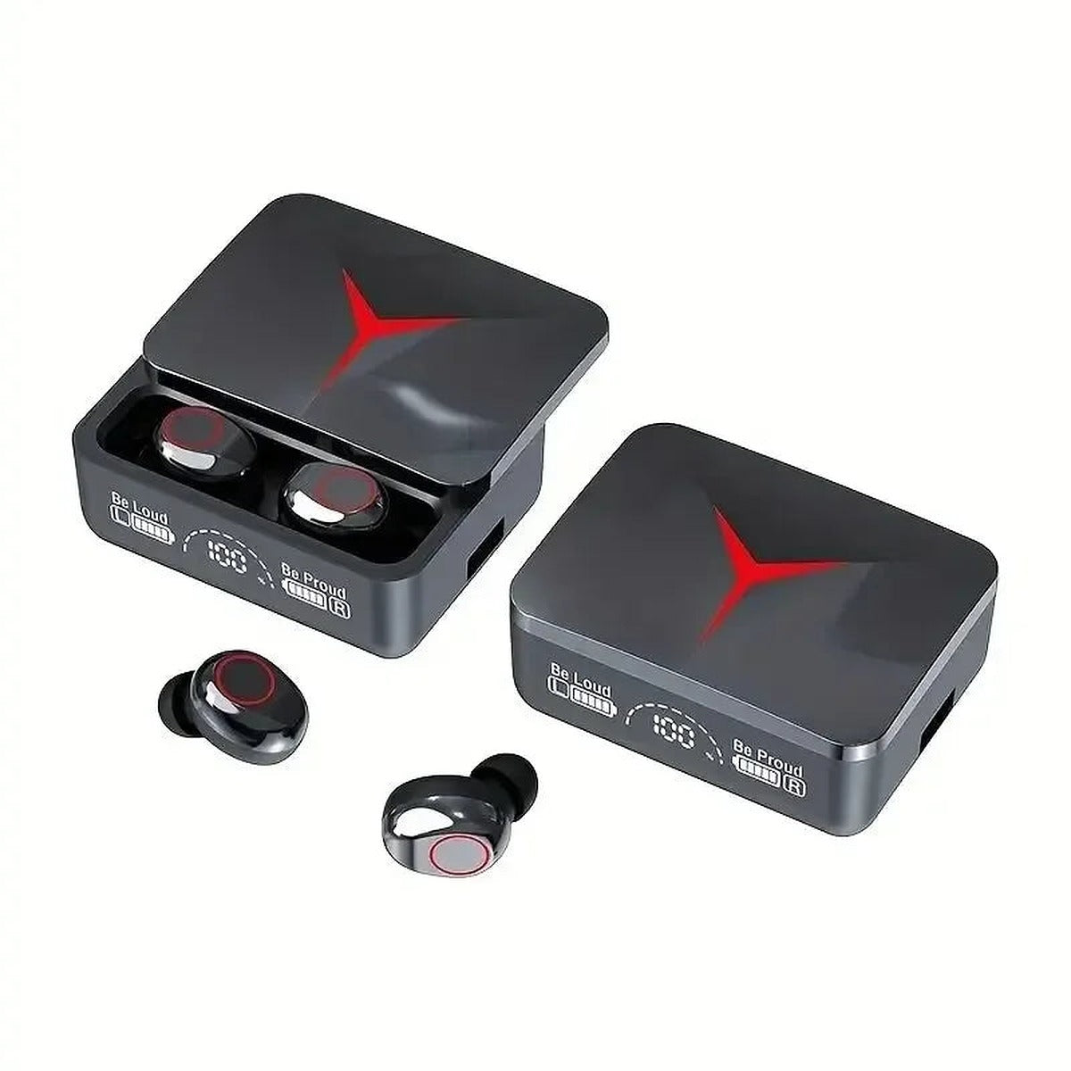 Audífonos Bluetooth M90 con estuche de carga