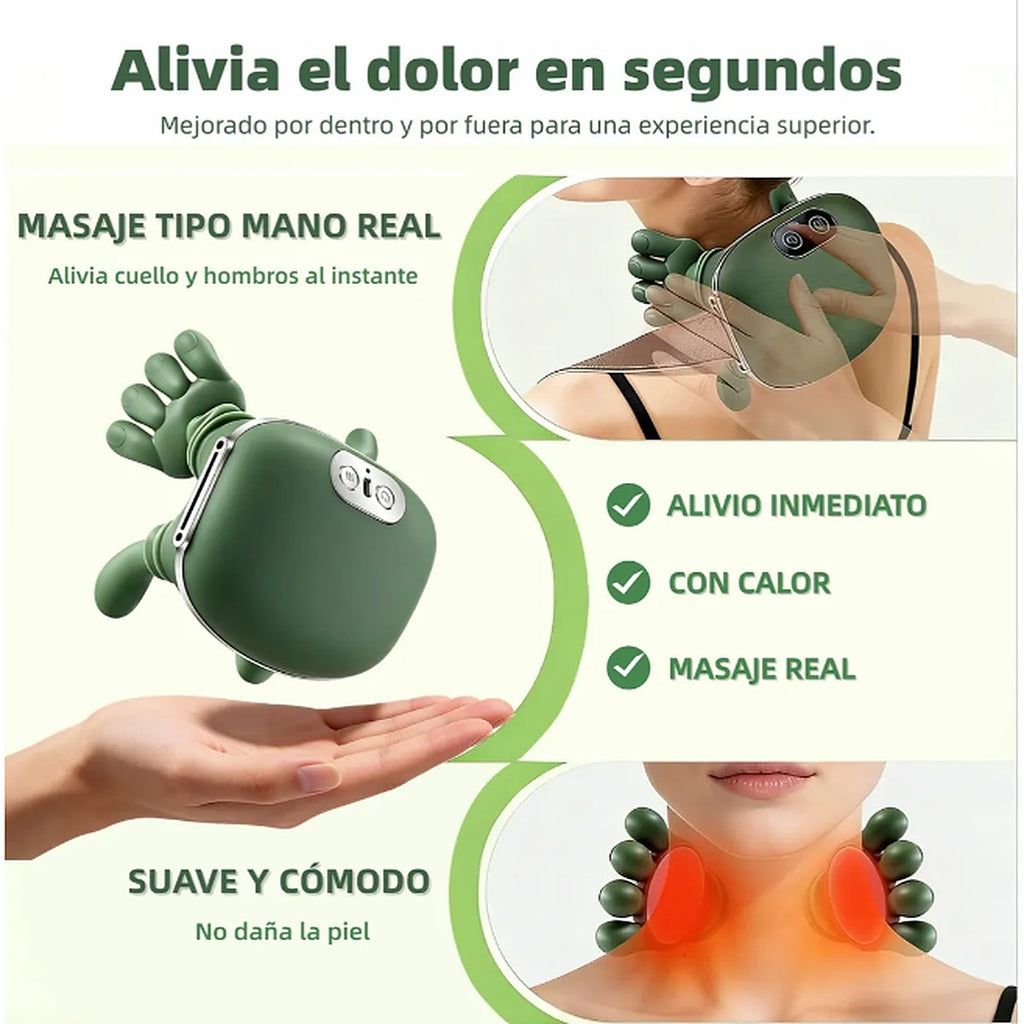 Masajeador de cuello: alivio inmediato con calor