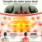 Masajeador con terapia de calor de dos niveles