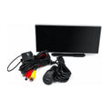 Pantalla CarPlay de 10 pulgadas con cámara de reversa, cables y cargador para carro