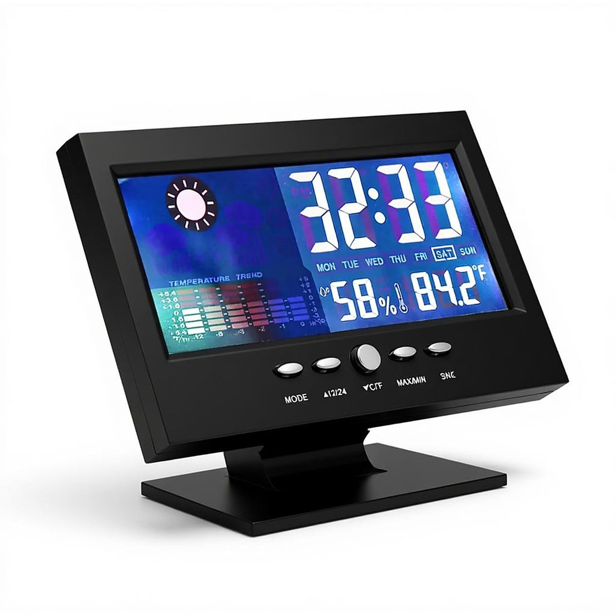 Practiko - Reloj De Escritorio Digital