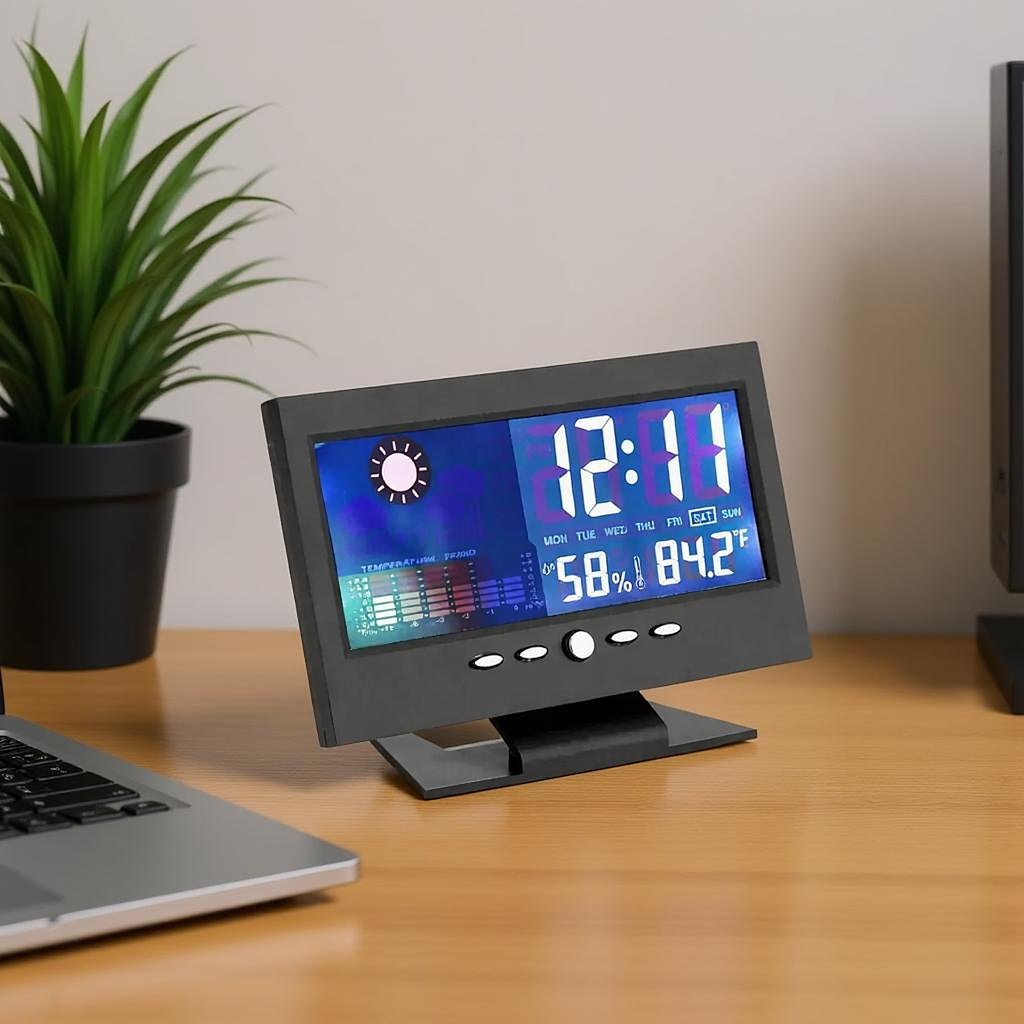 Practiko - Reloj De Escritorio Digital