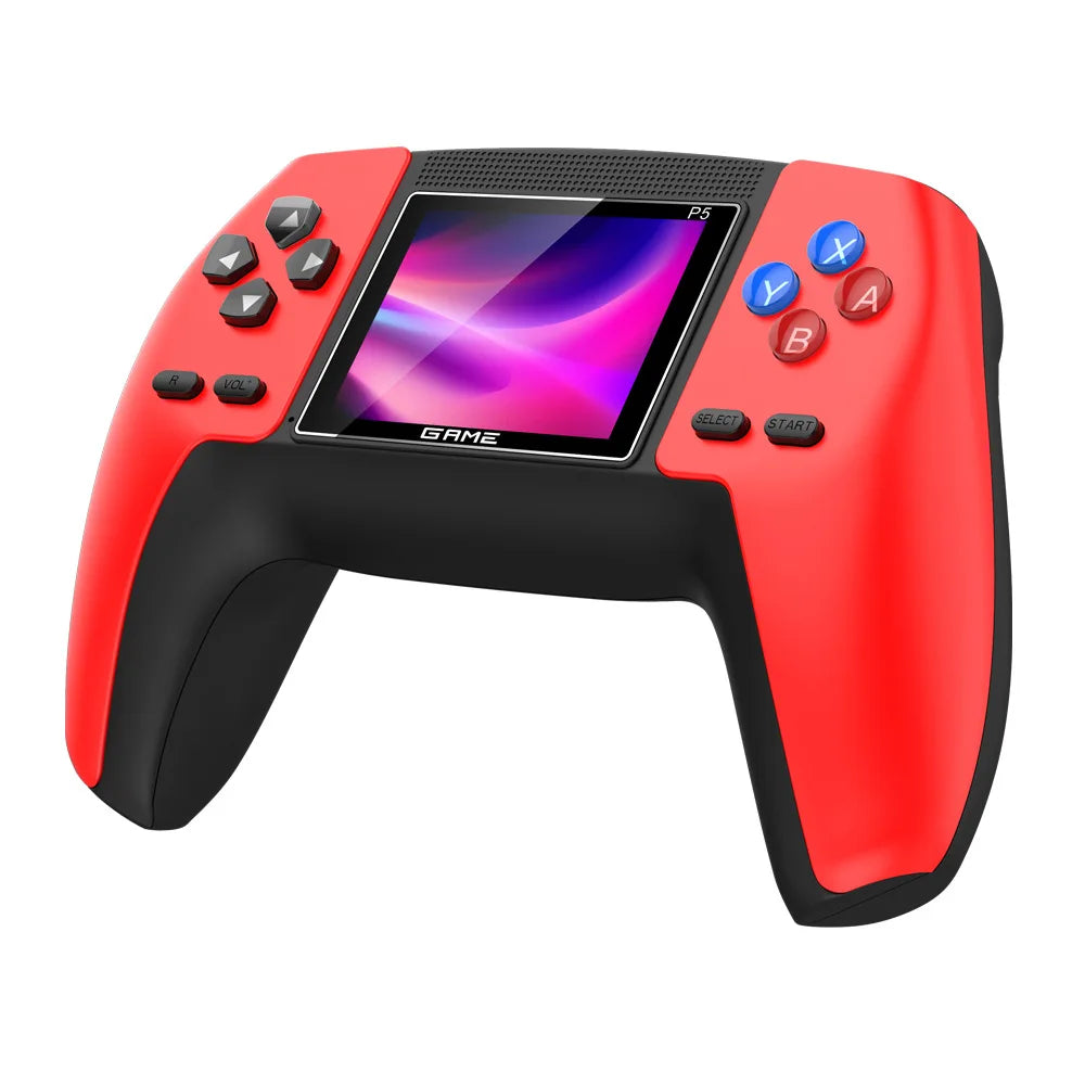 Consola retro P5 tipo control, color rojo