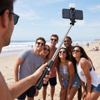 Selfie Stick L02S en la playa