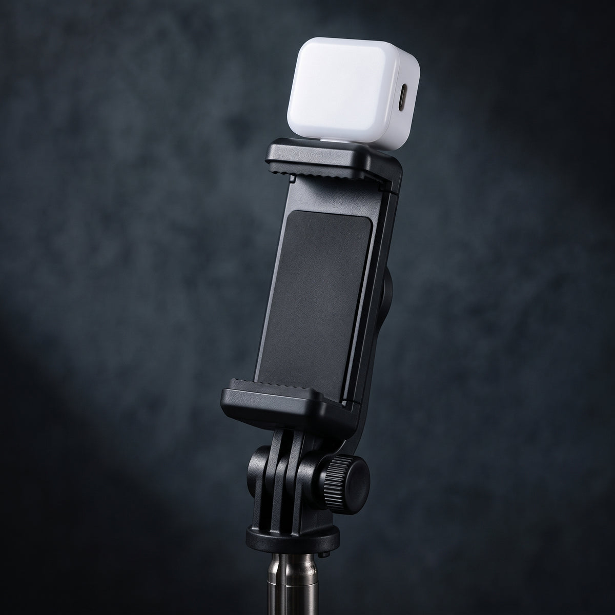 Selfie Stick L02S luz LED de cerca
